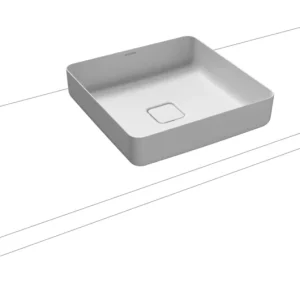 Lavabo à poser Kaldewei Miena 40 x 40 cm Blanc mat Achetez Aujourd'hui